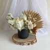 Theme Colors: Shades of Creams


Featured: Blooms: Hydrangea, Orchids with seasonal dried blooms

HK