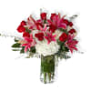  A dreamy bouquet of hydrangeas, Lilies and Roses. Send this arrangement