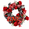 Celebrate Valentine&rsquo;s Day with timeless romance. Our Everlasting Love Wreath features rich