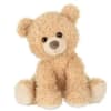 CURLIE THE TAN TEDDY BEAR: Adorably cute 10.5" tall teddy bear stuffed