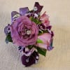Sparkle the night away with this elegant lavender rose wrist corsage.