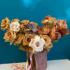 Stunning box of Orchids, Toffee Roses, and Anthurium 