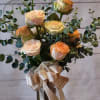 These gorgeous garden roses in pink and peach will make anyone smile!