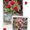 Pick this traditional, I love you- 6 Roses, greens, filler, bow and