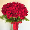 The "100 Roses Bouquet", is a gorgeous floral arrangement set in a