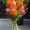 This bright beautiful marigold arrangement will cheer up anyone at anytime considering