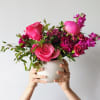 Celebrate love with our Valentine's Day petite flower arrangement, featuring a beautiful