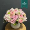 pastel pink arrangement