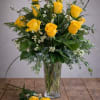 A dozen stunning Yellow Roses. The best gesture of love! Everyone deserves