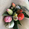 The dozen locally grown tulips will be a variety of colors and