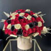 Special roses for that special someone? Black, red and gold sparkle roses