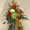 Bright mix of Spider Mum, Gerberas, Carnations, Alstromeria &amp; Seasonal Blooms.