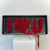 The "I Love U Preserved Roses Box" is a timeless declaration of