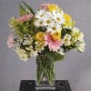 A bouquet that looks freshly picked on a spring day. An adorable