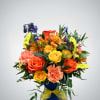 Bring a burst of cheer to any space with this vibrant arrangement!