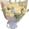 Eternal Grace is a timeless bouquet featuring premium white roses beautifully paired