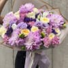Stunning bouquet full of Dahlias, Lisianthus, and other mixed flowers
