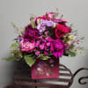 A lovely collection of Designer chosen Valentine's Day assorted color blooms, fillers