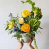 Forge + Bloom Short is a sophisticated floral arrangement that blends modern