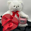 This bundle is made up of our large white, 16" teddy bear