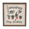Wooden Frame,  signs can be easily hung directly off of the