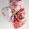 Bundle of Valentine, Heart and Other Holiday Mylar Balloons