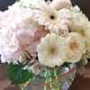 Blush pink is all the rage in the flower industry.  Just