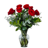 A timeless arrangement of premium long stem Ecuadorean red roses, celebrated for