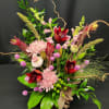 Gorgeous premium Royal lilies, branches and clover will lift your spirits. 