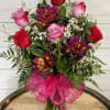 Half a dozen roses accented with alstroemeria!
****We will try our best to