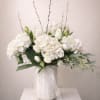 All white beautiful arrangement 