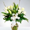 White Rose and lilies for any occasion 