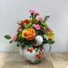 A lovely bouquet inspired by one of the prettiest ceramic teapots you&rsquo;ll