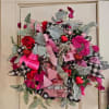Adorn your door with this fabulous wreath for Valentine&rsquo;s Day.