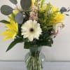 Send some sweet and warmth with this vibrant bouquet!  combines wonderful