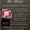 DESIGNERS CHOICE OF:
*Valentine Mix of fresh florals placed in Vase with Bow