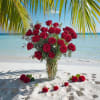 The Crimson Hearts Arrangement is a breathtaking display of premium Hearts roses