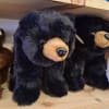 Cute black plush "Baby bandit" 8" standing black teddy bear 