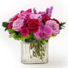 Graceful red, lavender, hot pink and violet blooms for a refined, romantic