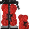 15 Inch Red Rose Teddy (Artificial)