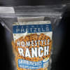 Crispy, golden pretzels coated in a classic homestyle ranch seasoning with savory