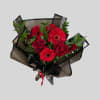 Red roses, RedGerbera bouquet 