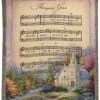 This heirloom-quality Church In The Country/Amazing Grace Tapestry Throw will add boutique