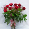 A timeless Valentine&rsquo;s Day classic &mdash; one dozen rich red roses beautifully