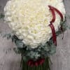 White Heart Arrangement &mdash; a timeless symbol of pure love, grace, and
