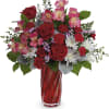Celebrate the splendor of true love with this radiant red rose bouquet