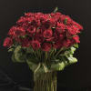 100 Long longest stem red roses! Roses are 32 inches tall&hellip;plus vase.