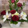 A beautiful valentines arrangement 