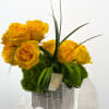 A set of yellow roses to brighten up anyones day. These luscious