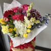 A mix of  amongst the flowers, this bouquet features flowers in